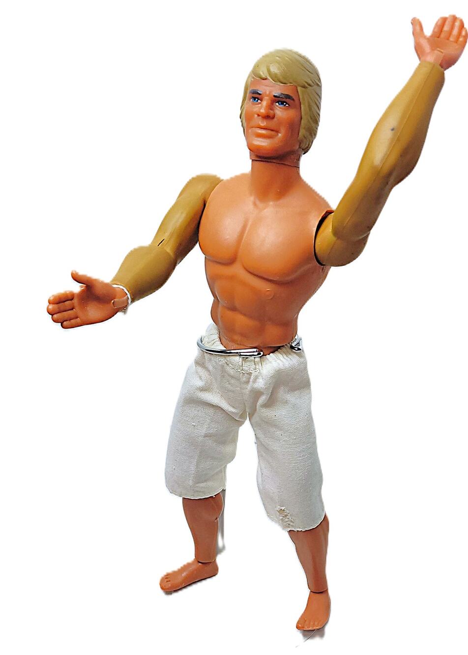 10" Vintage 1971 Big Jim's Buddy, Big Jeff of Wolf Pack Action Figures By Mattel